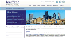 Desktop Screenshot of bramwithconsulting.co.uk